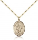 St. Martin of Tours Medal, Gold Filled, Medium