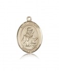 St. Isidore of Seville Medal, 14 Karat Gold, Large