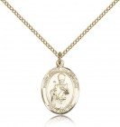 St. Simon Medal, Gold Filled, Medium