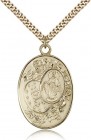Miraculous Medal, Gold Filled