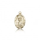 St. Christopher Medal, 14 Karat Gold