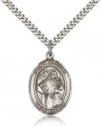 St. Ursula Medal, Sterling Silver, Large