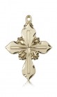 Cross Pendant, 14 Karat Gold