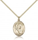 St. Philomena Medal, Gold Filled, Medium