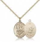 St. George Navy Medal, Gold Filled, Medium