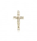 Crucifix Pendant, 14 Karat Gold