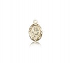 St. Christopher Medal, 14 Karat Gold