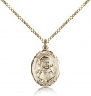 St. Louise De Marillac Medal, Gold Filled, Medium