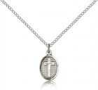 Cross Pendant, Sterling Silver