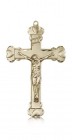 Crucifix Pendant, 14 Karat Gold