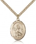St. John the Apostle Medal, Gold Filled, Large