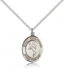 St. Sebastian Martial Arts Medal, Sterling Silver, Medium