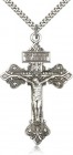 Crucifix Pendant, Sterling Silver
