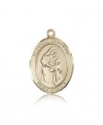 Blessed Caroline Gerhardinger Medal, 14 Karat Gold, Large