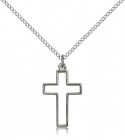Cross Pendant, Sterling Silver