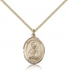 St. Timothy Medal, Gold Filled, Medium