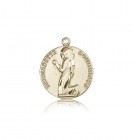 St. Bernadette Medal, 14 Karat Gold