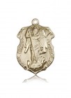 St. Michael the Archangel Medal, 14 Karat Gold