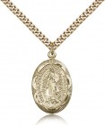 Our Lady of Guadalupe Medal, Gold Filled