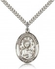 Our Lady of La Vang Medal, Sterling Silver, Large