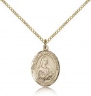 Our Lady of the Railroad Medal, Gold Filled, Medium
