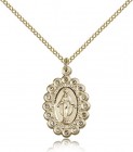 Miraculous Medal, Gold Filled