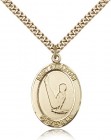 St. Sebastian Gymnastics Medal, Gold Filled, Large