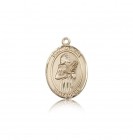 St. Agatha Medal, 14 Karat Gold, Medium