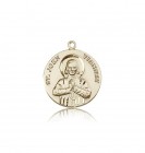 St. John Vianney Medal, 14 Karat Gold