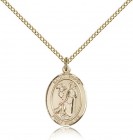 St. Roch Medal, Gold Filled, Medium