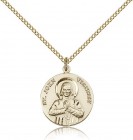 St. John Vianney Medal, Gold Filled