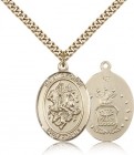 St. George Air Force Medal, Gold Filled, Large