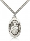 St. Joseph Medal, Sterling Silver