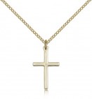 Cross Pendant, Gold Filled