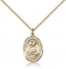 St. Catherine Laboure Medal, Gold Filled, Medium