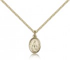 Miraculous Medal, Gold Filled