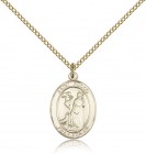 St. Rocco Medal, Gold Filled, Medium