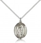St. Grace Medal, Sterling Silver, Medium