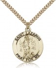 St. Lazarus Medal, Gold Filled