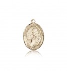 St. Finnian of Clonard Medal, 14 Karat Gold, Medium