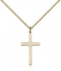 Cross Pendant, Gold Filled
