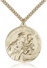 St. Anthony Medal, Gold Filled