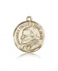 St. Pope John Paul II Medal, 14 Karat Gold
