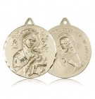Our Lady of Perpetual Help Medal, 14 Karat Gold