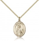 St. Kilian Medal, Gold Filled, Medium