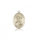 St. Christopher Swimming Medal, 14 Karat Gold, Medium