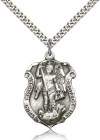 St. Michael the Archangel Medal, Sterling Silver