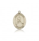 St. Sebastian Ice Hockey Medal, 14 Karat Gold, Medium