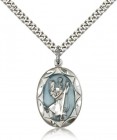 St. Christopher Medal, Sterling Silver