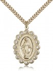 Miraculous Medal, Gold Filled